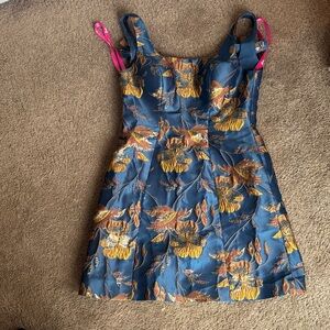 Azazie Blue Dress with Barbie Label